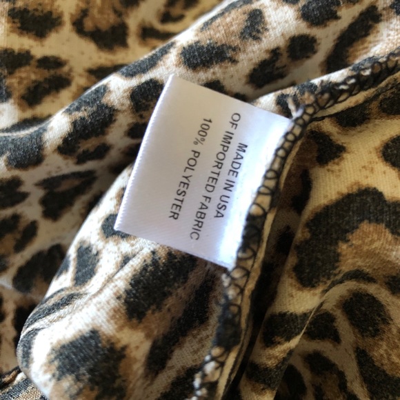 Supply and Demand leopard print tie blouse - Picture 5 of 7